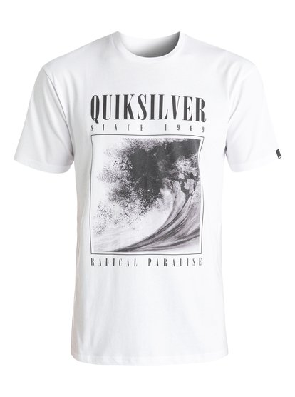 quiksilver, Футболка Classic Both Sides, WHITE (wbb0) Classic Both Sides - T-Shirt EQYZT04303