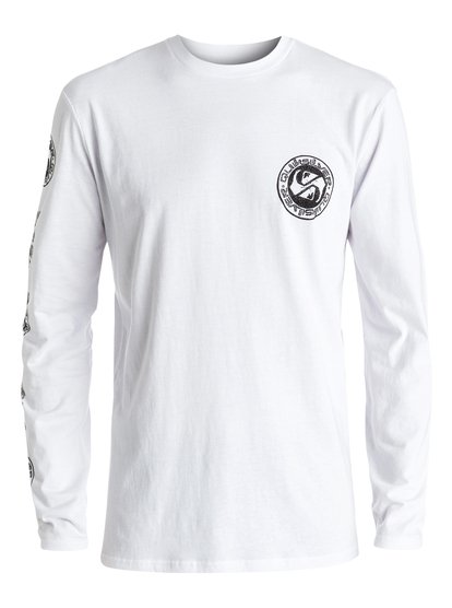 quiksilver, Футболка с длинным рукавом Classic Balanced 69, WHITE (wbb0) Classic Balanced 69 - Long Sleeve T-shirt EQYZT04319