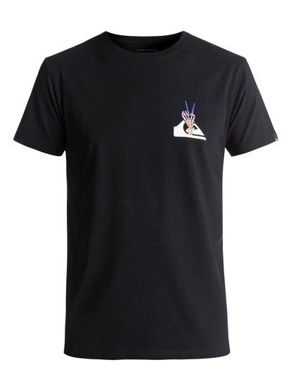 quiksilver, Футболка Premium East Peace Cave, BLACK (kvj0) Premium East Peace Cave - T-Shirt EQYZT04545
