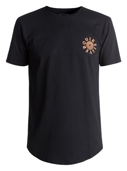 quiksilver, Футболка Scallop East Rising Dogs, BLACK (kvj0) Scallop East Rising Dogs - T-Shirt EQYZT04554