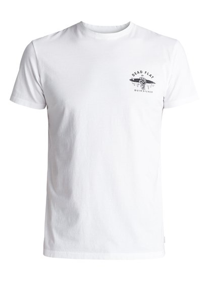 quiksilver, Футболка Garment Dye Dead Flat, WHITE (wbb0) Garment Dye Dead Flat - T-Shirt EQYZT04556
