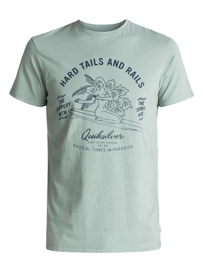 quiksilver, Футболка Garment Dye Hard Tails, SLATE GRAY (ghr0) Garment Dye Hard Tails - T-Shirt EQYZT04562