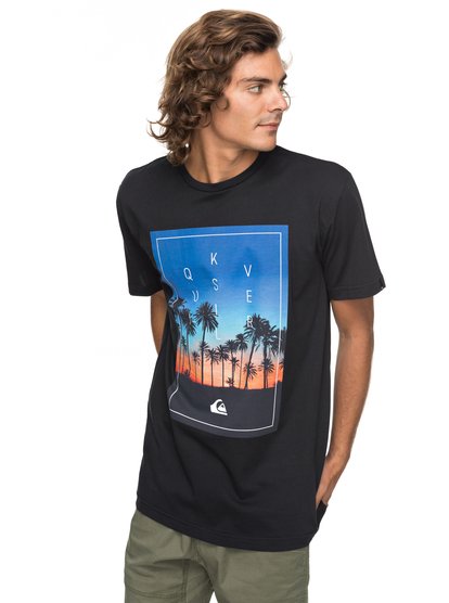 quiksilver, Футболка Classic Salina Stars, BLACK (kvj0) SS CLASSIC SALINA STARS EQYZT04778