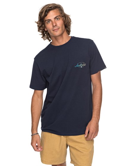 quiksilver, Футболка Classic Bering Way, NAVY BLAZER (byj0) SS CLASSIC BERING WAY EQYZT04788
