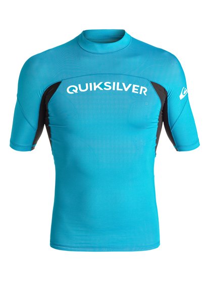 quiksilver, Гидромайка с коротким рукавом Performer, BLUE DANUBE/ TARMAC (xbbs) Performer - Short Sleeve Rash Vest UQYWR03055