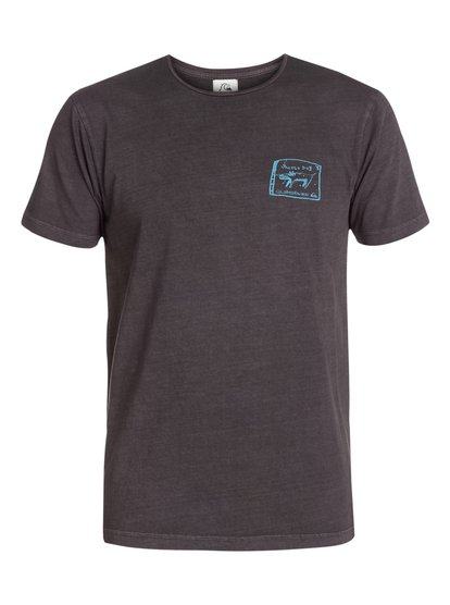 quiksilver, Ghetto Dog Modern Fit T-Shirt, Grey Charcoal (kta0