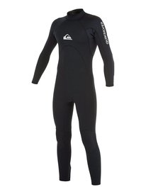 quiksilver, Гидрокостюм со спинной молнией для мальчиков Syncro Base 3/2mm, BLACK (kvd0) Syncro Base 3/2mm - Back Zip Wetsuit AQBW103033