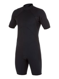 quiksilver, Гидрокостюм с молнией на спине 2/2mm Syncro, BLACK (kvd0) 2/2 SYNCRO BASE BZ SS SP FLT AQYW503011