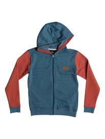 quiksilver, Толстовка на молнии Iconic Science, DARK DENIM HEATHER (brqh) Iconic Science - Zip-Up Hoodie EQBFT03246