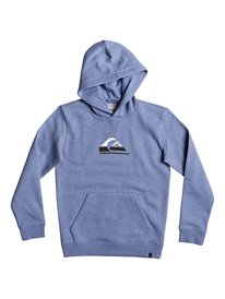 quiksilver, Худи Big Logo, BRIGHT COBALT HEATHER (bpch) BIG LOGO HOOD YOUTH EQBFT03396