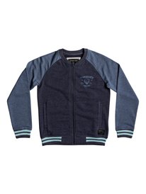 quiksilver, Куртка Janapaz Zip, NAVY BLAZER HEATHER (byjh) JANAPAZ ZIP BOMBER YOUTH EQBFT03418