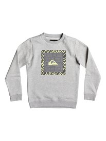 quiksilver, Свитшот General Duna, LIGHT GREY HEATHER (sjsh) GENERAL DUNA CREW YOUTH EQBFT03432