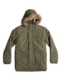 quiksilver, Парка Seasonal Rain, FOUR LEAF CLOVER (gph0) Seasonal Rain - Water-Repellent Parka Jacket EQBJK03131