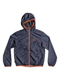 quiksilver, Ветровка Contrasted, NAVY BLAZER HEATHER (byjh) CONTRASTED JACKET YOUTH EQBJK03138