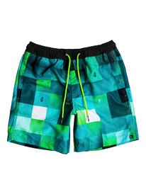 quiksilver, Купальные шорты Check Mark 15", VIRIDIAN GREEN (bnf6) Check Mark 15" - Swim Shorts EQBJV03096