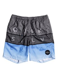 quiksilver, Пляжные шорты Word Block 15", IRON GATE (kzm6) WORD BLOCK VOLLEY YOUTH 15 EQBJV03136