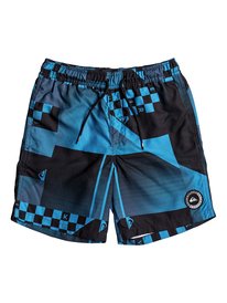 quiksilver, Пляжные шорты Checker 15", ATOMIC BLUE (bmm6) CHECKER REMIX VOLLEY YOUTH 15 EQBJV03142