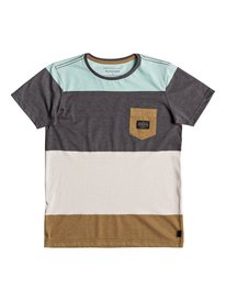 quiksilver, Футболка Aspenshore, EGGSHELL BLUE HEATHER (bfdh) ASPENSHORE SS YOUTH EQBKT03165