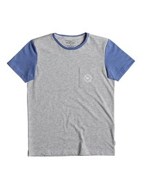 quiksilver, Футболка Baysic, LIGHT GREY HEATHER (sjsh) BAYSIC POCKET YOUTH EQBKT03169