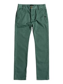 quiksilver, Брюки-чинос Krandy, MALLARD GREEN (gqn0) KRANDY YOUTH EQBNP03062