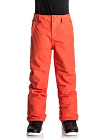 quiksilver, Estate - Snow Pants, MANDARIN RED (nms0) Estate - Snow Pants EQBTP03013