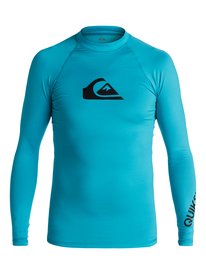 quiksilver, Гидрофутболка с длинным рукавом для мальчиков All Time, BLUE DANUBE (bms0) All Time - Long Sleeve Rash Vest EQBWR03007