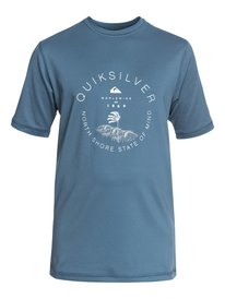 quiksilver, Гидрофутболка Radicals Surf, REAL TEAL (bpr0) RADICAL BOYS SURF TEE SS EQBWR03045