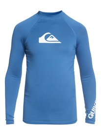 quiksilver, Гидрофутболка с длинным рукавом All Time UPF 50, ELECTRIC BLUE (bpb0) All Time - Long Sleeve UPF 50 Rash Vest EQBWR03047