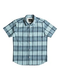 quiksilver, Рубашка с коротким рукавом Everyday Check, STONE BLUE CHECK (bhy1) Everyday Check - Short Sleeve Shirt EQBWT03150