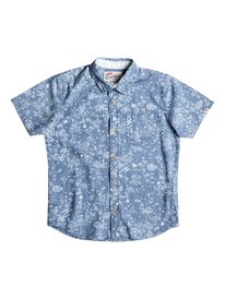 quiksilver, Рубашка с коротким рукавом Bloom Field Diver, INDIGO PYRAMID (bnd6) Bloom Field Diver - Short Sleeve Shirt EQBWT03154