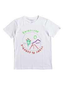 quiksilver, Футболка Highway To Swell, WHITE (wbb0) Highway To Swell - T-Shirt EQBZT03590
