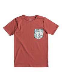 quiksilver, Футболка Classic Quadro Glide, MINERAL RED (mmz0) SS CLASSIC TEE QUADRO GLIDE YT EQBZT03667