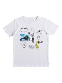 quiksilver, Футболка Classic Puke Katuna, WHITE (wbb0) SS CLASSIC TEE PUKE KATUNA YOU EQBZT03669