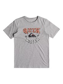 quiksilver, Футболка Classic Pahu Pia, LIGHT GREY HEATHER (sjsh) SS CLASSIC TEE PAHU PIA YOUTH EQBZT03679