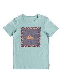 quiksilver, Футболка Classic Nano Spano, EGGSHELL BLUE (bfd0) SS CLASSIC TEE NANO SPANO YOUT EQBZT03682