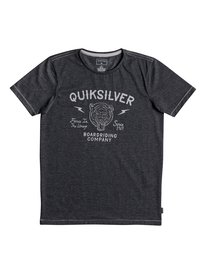 quiksilver, Футболка Heather Oldcat Vibes, CHARCOAL HEATHER (ktah) SS HEATHER TEE OLDCAT VIBES YT EQBZT03694