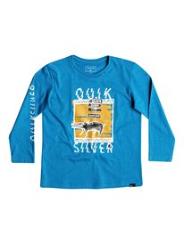 quiksilver, Футболка с длинным рукавом Classic Never Lost, VALLARTA BLUE (byh0) Classic Never Lost - Long Sleeve T-shirt EQKZT03085