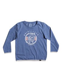 quiksilver, Лонгслив Classic Official Deal, TURKISH SEA HEATHER (bqsh) Classic Official Deal - Long Sleeve T-Shirt EQKZT03126