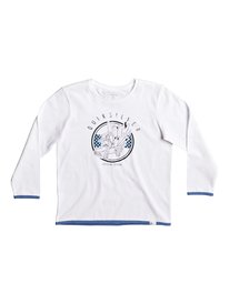 quiksilver, Лонгслив Classic Official Deal, WHITE (wbb0) Classic Official Deal - Long Sleeve T-Shirt EQKZT03126