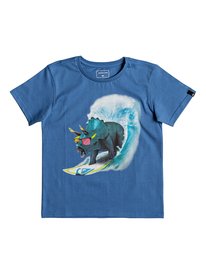 quiksilver, Футболка Classic Off, BRIGHT COBALT (bpc0) SS CLASSIC TEE GET OFF BOY EQKZT03191