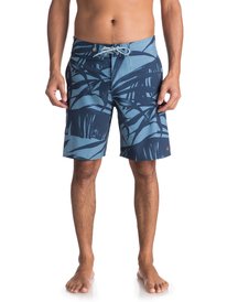 quiksilver, Бордшорты Wake Palm 20", BLUE SHADOW (bkq0) WAKE PALM BOARDSHORT EQMBS03034