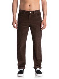quiksilver, Штаны Waterman Corded Surf, CHOCOLATE (ctk0) Waterman Corded Surf - Corduroy Trousers EQMNP03002