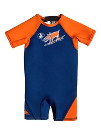 quiksilver, Короткий гидрокостюм на спинной молнии для мальчиков (2-7 лет) Syncro 1.5mm, FLAME (nmj0) Syncro - Back Zip Springsuit EQTW503000