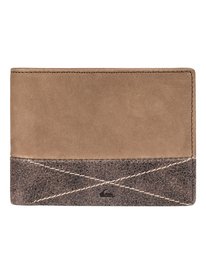 quiksilver, Кожаный кошелек New Classic Plus, BONE BROWN (cmt0) New Classic Plus - Leather Wallet EQYAA03516
