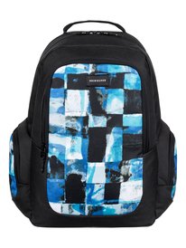 quiksilver, Рюкзак среднего размера Schoolie 25L, TURKISH SEA RESIN CHECK (bqs6) Schoolie 25L - Medium Backpack EQYBP03418
