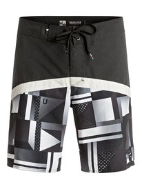 quiksilver, Бордшорты Check Crypt Vee 19", BLACK (kvj6) Check Crypt Vee 19" - Board Shorts EQYBS03576