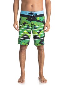 quiksilver, Бордшорты Highline Island Time 19", MALLARD GREEN (gqn6) HIGHLINE ISLAND TIME 19 EQYBS03897