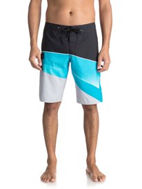 quiksilver, Бордшорты Slash Fade Logo 21", ATOMIC BLUE (bmm6) SLASH FADE LOGO 21 EQYBS03929