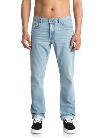 quiksilver, Прямые джинсы Revolver Foam Blue, FOAM BLUE (bfgw) Revolver Foam Blue - Straight Fit Jeans EQYDP03343