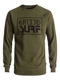 quiksilver, Свитшот Ghetto Surf, OLIVE NIGHT (crh0) Ghetto Surf - Sweatshirt EQYFT03682